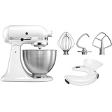 KitchenAid 4,3 L 5K45SS Classic Küchenmaschine Set 1 + Spritzschutz