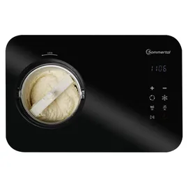 sommertal Eismaschine 3-in-1 Schwarz 1,5l