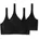2 Schiesser Bustiers mit Damen Gr 75B schwarz