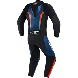 Alpinestars GP Force V2 Lederkombi 1tlg. - schwarz-blau-neonrot - 56