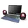 Equip Stereo 2.0 Lautsprecher 2.0 System schwarz/rot