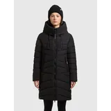 khujo Steppmantel "VARE", Damen, Gr. S (36), schwarz, Steppware, Obermaterial: 100% Polyester. Futter: 100% Nylon. Wattierung: 100% Polyester, unifarben, elastischer Bund, Mäntel Steppmantel, aus Steppware, lockerer Sitz