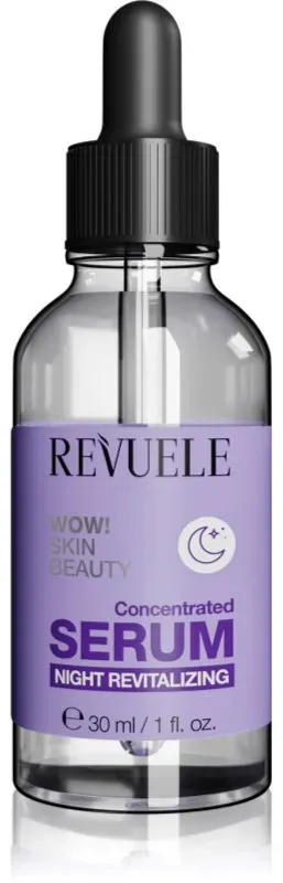 Revuele WOW! Skin Beauty Concentrated Serum Night Revitalizing Nachtserum gegen Falten mit feuchtigkeitsspendender Wirkung 30 ml