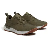 Timberland Voyager Park Low LACE UP Sneaker dk Green Mesh 11