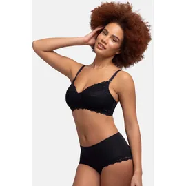 DORINA Still-BH "Valeria Nursing Bra", Damen, Gr. 95, Cup C, schwarz, Spitze, Obermaterial: 89% Nylon, 11% Lyocell, BHs Still-BH, mit Bügel, Stillclips für Einhandbedienung, mit Spitze