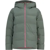 Ziener Kinder AMANI Ski-Jacke/Winterjacke | warm, atmungsaktiv, wasserdicht, green