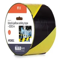 Perel Schwarzgelbes Sicherheitsband - 500 m - Spule