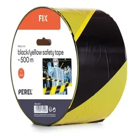 Perel Schwarzgelbes Sicherheitsband - 500 m - Spule