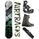 Airtracks Snowboard Snowboard Komplett Set Steezy Wide » Mod. 25 (Snowboard Set Steezy Rocker+Bindung Master+Boots+Bag, 4 St., 4er Pack) 47 Master Atop | 145 cm