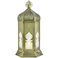 Marrakesch Orient & Mediterran Interior Laterne 40 cm weiß