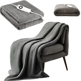 Steinborg Heizdecke 150 x 80 cm Grau