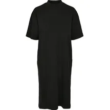 URBAN CLASSICS Organic Oversized Kurzes Kurzarmkleid Black M