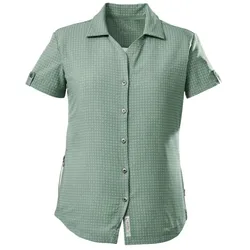 Killtec Wanderbluse Kurzarm KOS 77 (4-Wege-Stretch, schnelltrocknend) pistaziegrün Damen