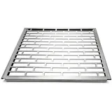 Grillpeter Holzkohlegrill Grillrost 41x43cm Edelstahl 3mm für Mangal Altan 90 oder Bulat 90