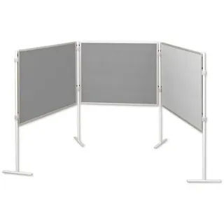 Profi-Stellwände Komplett-Set A: Tafelreihe - Grau