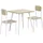 Homcom Esstischgruppe 3-tlg. beige
