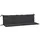 vidaXL Bankauflage 180 x 50 x 7 cm schwarz 2 St.