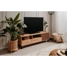 Finori Medan 56A TV-Board 138 x 44 x 40 cm Anthrazit/Holzwerkstoff