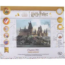 Craft Buddy Ltd. Crystal Art Leinwandbild Hogwarts Castle