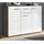 inn.furn Sideboard Rumba 120 x 85 cm Weiß / Grau