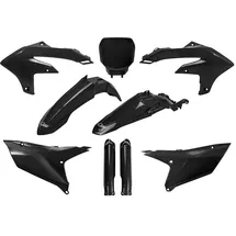 UFO PLAST Plastik Kit Full-Kit Schwarz für Yamaha YZF 250 2024-2024