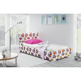 xl moebel gmbh Jugendbett Modernes Kinderbett 90 cm Holz bunt