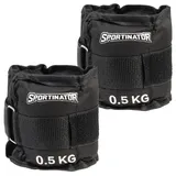 Sportinator Gewichtsmanschette Hantel 2er-Set, Set aus 2 Gewichtsmanschetten schwarz