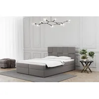 Fun Möbel Boxspringbett Schlafzimmerbett JOLIE 120x220cm in Stoff Soro