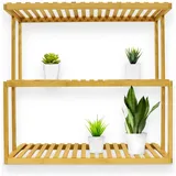 Floordirekt Bambusregal Kano 71 x 30 x 68 cm Braun
