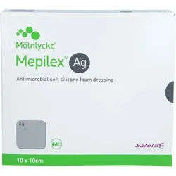 MEPILEX Ag Schaumverband 10x10 cm steril 5 St.