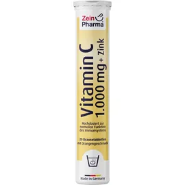ZeinPharma Vitamin C + Zink Brausetabletten 20 St.