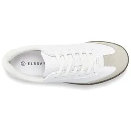 ELBSAND Freizeitschuh Retro-Sneaker Weiß 43