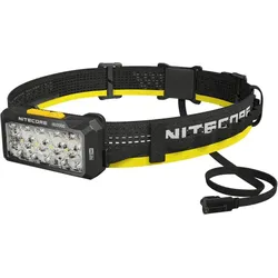 Nitecore HU2000 Arbeits-Stirnlampe, bis zu 2000 Lumen, ohne eigene Stromquelle, NiteLab UHE LEDs, mit Universalclip