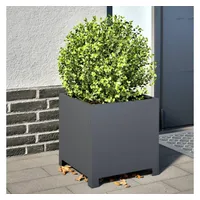 VidaXL Pflanzkübel Anthrazit 40x40x40 Stahl