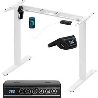 Woltu Schreibtisch Gestell, Tischgestell, mit 4 Memory-Steuerung, USB-Ladeanschluss, elektrisches