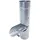 Zambelli Regenrohrklappe ohne Sieb Ø 87mm Silber Regenwasserklappe