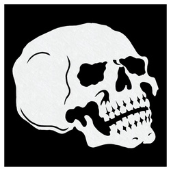 Skull #110 | Totenkopf Airbrush-Schablone