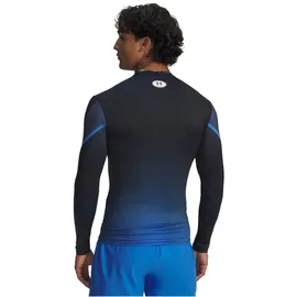 Under Armour Heatgear Sub Crew Langarm-t-shirt - blue / White - M