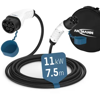 Ansmann Ladekabel Typ 2 11kW 7,5 m