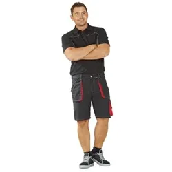 Shorts anthrazit/rot, Größe XXL - rot - XXL