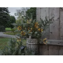 Star Trading Solar-Minilichterkette 96 warmwhite LED