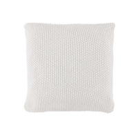 Marc O'Polo Nordic knit Bio Strick-Kissen mit Füllung - off white - 50x50 cm