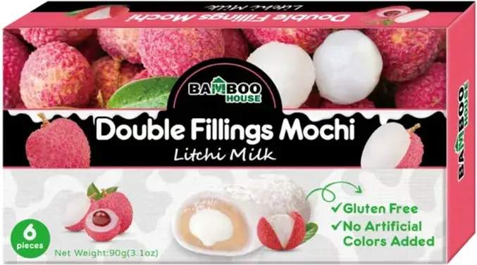 Bamboo House Mochi mit Litschi-Milch 90 g