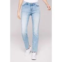 Soccx Damen, Jeans, RO:My regular fit, Jogg Bleached Blue