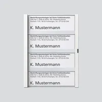 Siedle Siedle, Namensschild ws kpl. 200029050-00