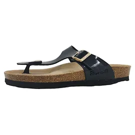 ROHDE Zehentrenner Pantolette Metallic-Optik Alba 5600, Größe:38 EU,