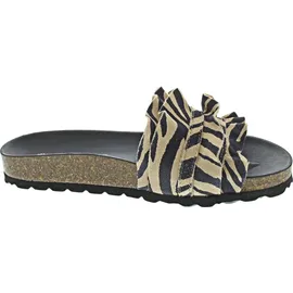 Verbenas Rocio Serraje Volante Zeb Pantolette Schwarz - 37 EU