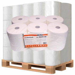 zetRoll® Rollenhandtuchpapier, 2-lagig, weiß, Breite: 20 cm, 1 Palette = 40 Pakete = 240 Rollen