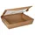 Papstar Feinkostboxen eckig 1000 ml 40 St. Braun