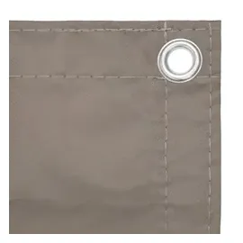 vidaXL Balkon-Sichtschutz Taupe 75x600 cm Oxford-Gewebe